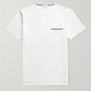 Thom Browne White Pocket T Shirt